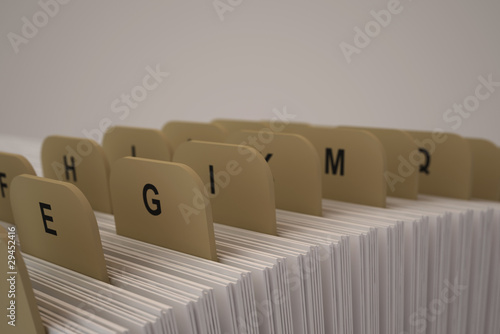 Photo: Alphabetic organizer Alphabetic organizer