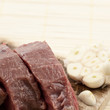 Rinderfilet und Knoblauch