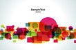 Background Color Bubble and Square