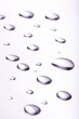 Large and fine water drops on surface