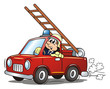 Emergency Fire Vehicle