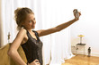 Mädchen mit Fotoapperat
