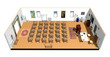 Sala Conferenze-Conference Room-3D-2