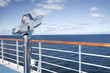 Deck's binoculars cruise