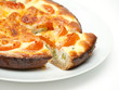 Sliced English quiche on a plate