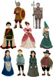 cartoon Medieval people icon cartoon Medieval people icon