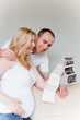 Photo: happy pregnant couple happy pregnant couple