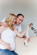Photo: happy pregnant couple happy pregnant couple