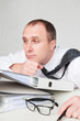 Photo: businessman at work businessman at work