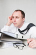 Photo: businessman at work businessman at work