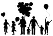 Vektor: kids balloons at funfair amusement park kids balloons at funfair amusement park