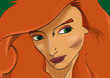 portrait de femme rousse