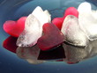 heart shape ice cubes