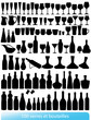 100 verres et bouteilles