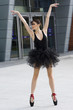 ballerina in black tutu outdoor