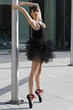 ballerina on pointe