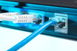 Internet router close up