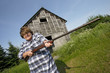 Foto: Woman with huge rifle Woman with huge rifle
