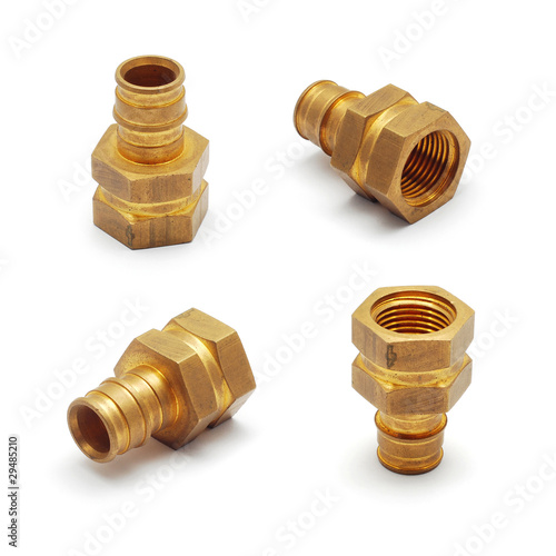 Photo: metal pipe joint metal pipe joint
