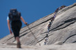 On the way to the top of Half Dome
