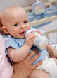 baby drinking milk