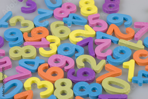 Photo: numeros en mousse numeros en mousse