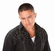 Sad Hispanic Man