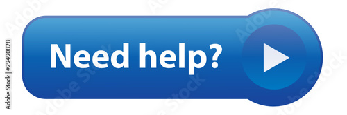 Vector: "NEED HELP?" Web Button (support customer service assistance) "NEED HELP?" Web Button (support customer service assistance)