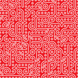 abstract seamless petroglyph background