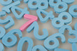 numeros en mousse