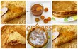 montage de crêpes