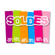 Soldes baton couleur blanc