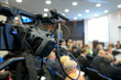 Camcorder at a conference.