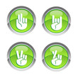 Buttons Handzeichen 3