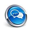 icône bouton internet conversation