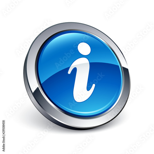 Vector: icône bouton internet information icône bouton internet information