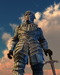 Illustration: Celestial Knight - 3D render Celestial Knight - 3D render