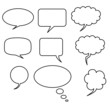 Vektor: Sprechblasen / Gedankenblasen Sprechblasen / Gedankenblasen