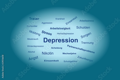 Illustration: Krankheit - Depression Krankheit - Depression
