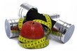 hantel mit apfel hantel mit apfel