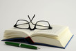 Brille und Buch