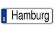 Autokennzeichen Hamburg