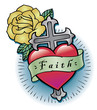 croce cuore fede