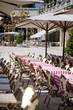 terrasse de café européen avec patrimoine