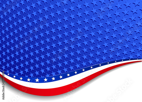 Vector: Stars and Stripes Landscape Stars and Stripes Landscape