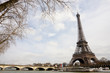 The Eiffel Tower in Paris, France.