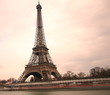 The Eiffel Tower in Paris, France.