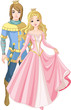 Beautiful prince and princess