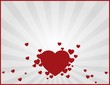 Valentine's Day hearts Valentine's Day hearts