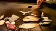 Japanese restaurant cooking table